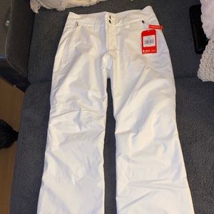 Women’s White North Face Snow Pants